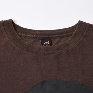 THE HUNDREDS ザ ハンドレッズ 半袖 Tシャツ サイズ3XL プリント ブラウン コットン 美品 中古 4a007397