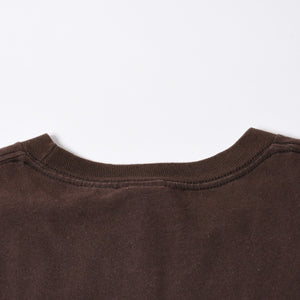 THE HUNDREDS ザ ハンドレッズ 半袖 Tシャツ サイズ3XL プリント ブラウン コットン 美品 中古 4a007397