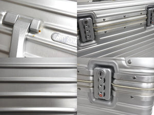 RIMOWA リモワ オリジナル パイロットケース キャリーケース アルミニウム ポリエステル プラスチック シルバー 良品 中古 4c048494