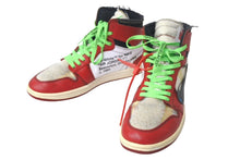 画像をギャラリービューアに読み込む, Off-White × Nike オフホワイト ナイキ エアジョーダン1 レトロ ハイ ザ・テン シカゴ AA3834-101 美品 中古 4c052047
