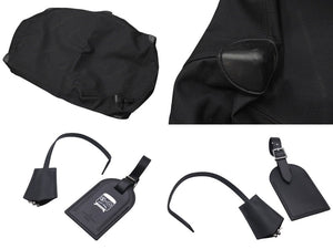 Very Good Condition LOUIS VUITTON × FRAGMENT Louis Vuitton Fragment Trunk Alzer 80 Monogram Eclipse Black PVC Leather Hiroshi Fujiwara Used 4c053246