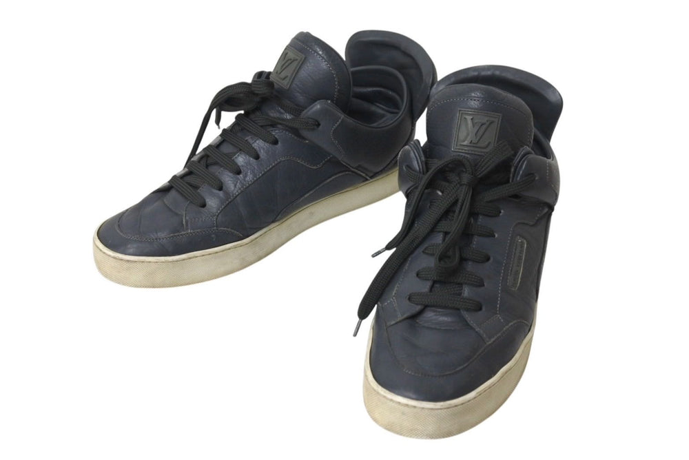 LOUIS VUITTON KANYEWEST Kanye West Dons 09AW Leather Sneakers Gray Size 8 1/2 Good Used 4c053329