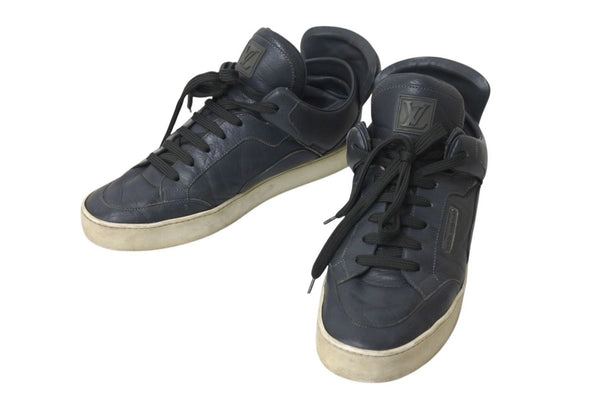 LOUIS VUITTON KANYEWEST Kanye West Dons 09AW Leather Sneakers Gray Size 8 1/2 Good Used 4c053329