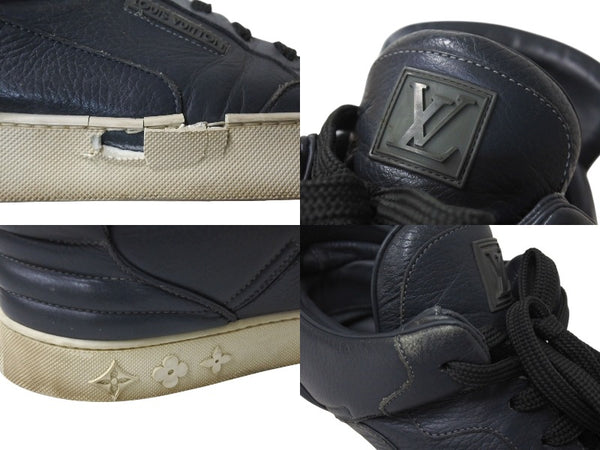 LOUIS VUITTON KANYEWEST Kanye West Dons 09AW Leather Sneakers Gray Size 8 1/2 Good Used 4c053329