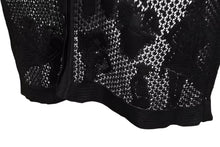 画像をギャラリービューアに読み込む, CHANEL シャネル カーディガン ブラック 黒 P21313V01305 シースルー ココシャネル レーヨン サイズ42 美品 中古 4c056008