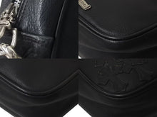 Load image into Gallery viewer, CHROME HEARTS クロムハーツ TAKA タカ クロスパッチ ショルダーバッグ ブラック レザー シルバー925 セメタリ―クロス 美品 中古 4c056183