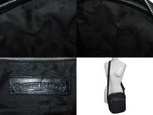 Load image into Gallery viewer, CHROME HEARTS クロムハーツ TAKA タカ クロスパッチ ショルダーバッグ ブラック レザー シルバー925 セメタリ―クロス 美品 中古 4c056183