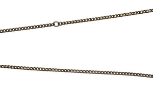 CHANEL Necklace Coco Mark Vintage Accessories F16V Engraved GP Square Stone Gold Good Condition Used 4c060796