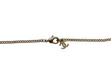 Load image into Gallery viewer, CHANEL シャネル ネックレス ココマーク ヴィンテージ アクセサリー F16V刻印 GP スクエアストーン ゴールド 美品 中古 4c060796