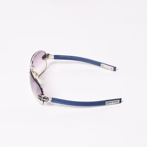 CHROME HEARTS クロムハーツ LITTLE CLASSIC OVAL リトルクラシックオーバルクロス サングラス SS-IRL シルバー925 美品 中古 4a004542