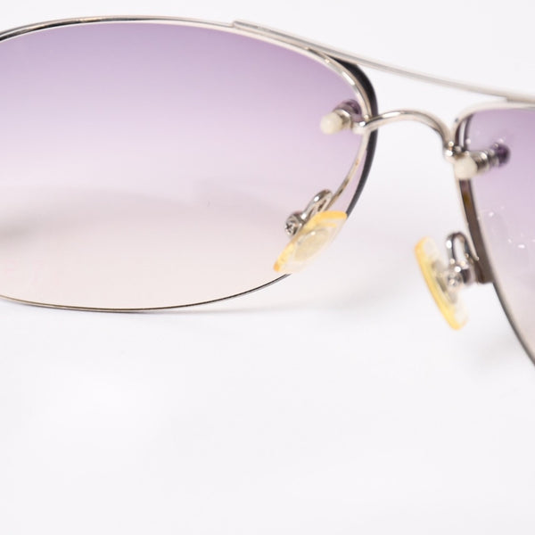 CHROME HEARTS クロムハーツ LITTLE CLASSIC OVAL リトルクラシックオーバルクロス サングラス SS-IRL シルバー925 美品 中古 4a004542