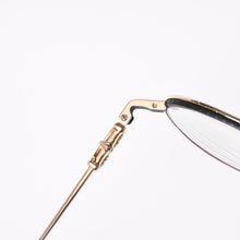 Load image into Gallery viewer, CHROME HEARTS クロムハーツ ORALGAMI Ⅱ オーラルガミ Ⅱ 伊達メガネ アイウェア CHクロス装飾 メタル GP 美品 中古 4a004526