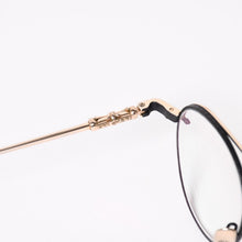 Load image into Gallery viewer, CHROME HEARTS クロムハーツ ORALGAMI Ⅱ オーラルガミ Ⅱ 伊達メガネ アイウェア CHクロス装飾 メタル GP 美品 中古 4a004526