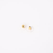Load image into Gallery viewer, CHANEL シャネル ココマーク スイング ボールピアス 05C刻印 CCロゴ ココマーク ドロップビーズ 樹脂系 レジン ラインストーン ブラック シルバー 重量9.65g 美品 中古 4c061154