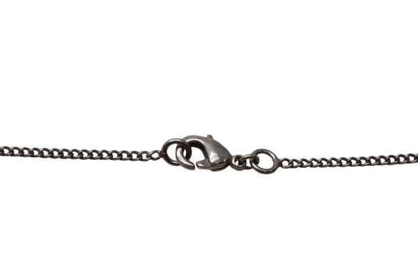 CHANEL シャネル ココマークネックレス リバーシブル 09A刻印 重量約9.8 シルバー ラインストーン ラメ メタル 美品 中古 4c063074