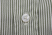 画像をギャラリービューアに読み込む, 極美品 Dior × DENIM TEARS ディオール デニムティアーズ ホワイト グリーン ストライプ Yシャツ サイズ43 中古 4c064386