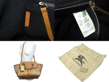 Load image into Gallery viewer, 極美品 BURBERRY バーバリー ショルダーバッグ 2WAYバッグ MEDIUM MRCOURT SADDLE BROWN 3992188 ブラウン レザー 3992188 ゴールド金具 中古 4c064930