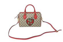 Load image into Gallery viewer, GUCCI グッチ ハンドバッグ エンブロイダリー ブラウン 409529 美品 中古 4c065420