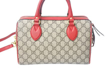 Load image into Gallery viewer, GUCCI グッチ ハンドバッグ エンブロイダリー ブラウン 409529 美品 中古 4c065420