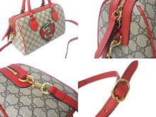 Load image into Gallery viewer, GUCCI グッチ ハンドバッグ エンブロイダリー ブラウン 409529 美品 中古 4c065420