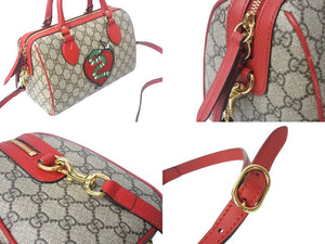 GUCCI グッチ ハンドバッグ エンブロイダリー ブラウン 409529 美品 中古 4c065420