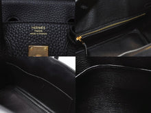 Load image into Gallery viewer, 新品同様 HERMES エルメス バーキン25 トゴ Y刻印 ブラック ゴールド RG金具 中古 4c065751