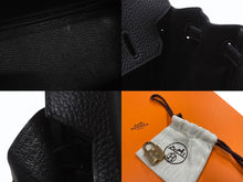 Load image into Gallery viewer, 新品同様 HERMES エルメス バーキン25 トゴ Y刻印 ブラック ゴールド RG金具 中古 4c065751