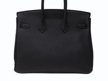 Load image into Gallery viewer, 新品同様 HERMES エルメス バーキン25 トゴ Y刻印 ブラック ゴールド RG金具 中古 4c065751