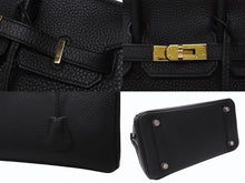 Load image into Gallery viewer, 新品同様 HERMES エルメス バーキン25 トゴ Y刻印 ブラック ゴールド RG金具 中古 4c065751
