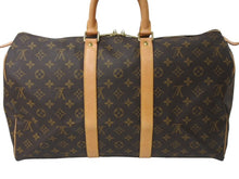 Load image into Gallery viewer, LOUIS VUITTON ルイ ヴィトン キーポル45 ボストンバッグ M41428 モノグラムキャンバス ブラウン 美品 中古 4c066034