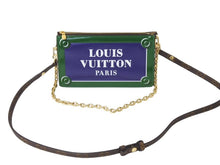 Load image into Gallery viewer, 極美品 LOUIS VUITTON ルイ ヴィトン レキシントンポーチ ショルダーバッグ M23435 ブラウン ブルー グリーン 美品 中古 4c066220