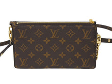 Load image into Gallery viewer, 極美品 LOUIS VUITTON ルイ ヴィトン レキシントンポーチ ショルダーバッグ M23435 ブラウン ブルー グリーン 美品 中古 4c066220