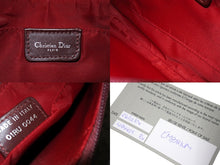 画像をギャラリービューアに読み込む, Christian Dior クリスチャンディオール ショルダーバッグ トロッター柄 キャンバス レザー レッド 美品 中古 4c066300