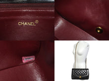 画像をギャラリービューアに読み込む, CHANEL シャネル マトラッセ25 ダイアナ ショルダーバッグ A01165 レザー ラムスキン 3番台 ゴールド金具 ブラック 美品 中古 4c066613cc