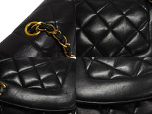 画像をギャラリービューアに読み込む, CHANEL シャネル マトラッセ25 ダイアナ ショルダーバッグ A01165 レザー ラムスキン 3番台 ゴールド金具 ブラック 美品 中古 4c066613cc