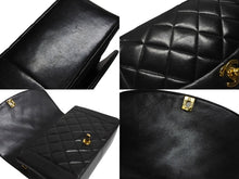 画像をギャラリービューアに読み込む, CHANEL シャネル マトラッセ25 ダイアナ ショルダーバッグ A01165 レザー ラムスキン 3番台 ゴールド金具 ブラック 美品 中古 4c066613cc