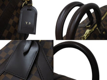 画像をギャラリービューアに読み込む, 極美品 LOUIS VUITTON ルイヴィトン キーポル バンドリエール55 ボストンバッグ N41414 ダミエエベヌ ブラウン 中古 4c066681