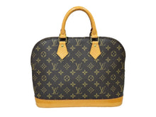 Load image into Gallery viewer, LOUIS VUITTON ルイ ヴィトン アルマPM ハンドバッグ M51130 廃番 モノグラム PVC ブラウン 美品 中古 4c066684