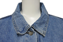 画像をギャラリービューアに読み込む, HARLEY DAVIDSON ハーレーダビッドソン 90s ロゴパッチ デニム ジャケット ブルー アウター サイズXL 美品 中古 4c069714