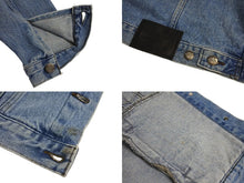 画像をギャラリービューアに読み込む, HARLEY DAVIDSON ハーレーダビッドソン 90s ロゴパッチ デニム ジャケット ブルー アウター サイズXL 美品 中古 4c069714