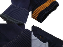 画像をギャラリービューアに読み込む, LOUIS VUITTON ルイ ヴィトン ガストンVスタジャン RM121 H1BS62BOE 12SSメンズコレクション ネイビー 50 美品 中古 4c066753