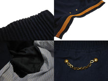 画像をギャラリービューアに読み込む, LOUIS VUITTON ルイ ヴィトン ガストンVスタジャン RM121 H1BS62BOE 12SSメンズコレクション ネイビー 50 美品 中古 4c066753