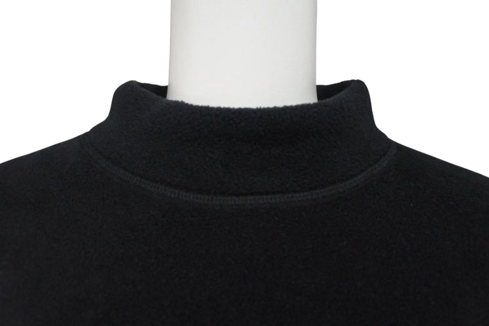 極美品 BALENCIAGA バレンシアガ 23AW エンブロイダリー モックネック フリース ブラック ポリエステル オーバーサイズ 697975 サイズXS 中古 4c066828