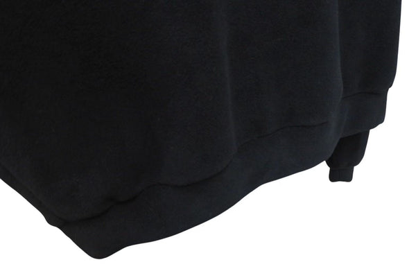 極美品 BALENCIAGA バレンシアガ 23AW エンブロイダリー モックネック フリース ブラック ポリエステル オーバーサイズ 697975 サイズXS 中古 4c066828