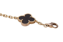 画像をギャラリービューアに読み込む, Van Cleef &amp; Arpels ヴァンクリーフ＆アーペル 5モチーフ ヴィンテージ アルハンブラ ブレスレット レターウッド ピンクゴールド VCARO30U00 美品 中古 4c066952