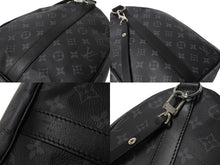 Load image into Gallery viewer, 極美品 LouisVuitton ルイヴィトン キーポルバンドリエール50 2WAYボストンバッグ モノグラムエクリプスキャンバス 中古 4c066959