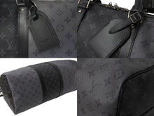 Load image into Gallery viewer, 極美品 LouisVuitton ルイヴィトン キーポルバンドリエール50 2WAYボストンバッグ モノグラムエクリプスキャンバス 中古 4c066959