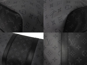 極美品 LouisVuitton ルイヴィトン キーポルバンドリエール50 2WAYボストンバッグ モノグラムエクリプスキャンバス 中古 4c066959