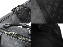 画像をギャラリービューアに読み込む, 極美品 LouisVuitton ルイヴィトン キーポルバンドリエール50 2WAYボストンバッグ モノグラムエクリプスキャンバス 中古 4c066959