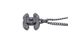 画像をギャラリービューアに読み込む, CHANEL シャネル ネックレス ココマーク シルバー メタル ラインストーン C11V刻印 重量5.8g 全長42.5cm 美品 中古 4c066980